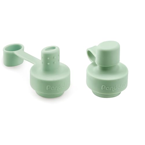 PandaEar Cup Silikon Flaschenaufsatz 6er Set bunt auslaufsicher