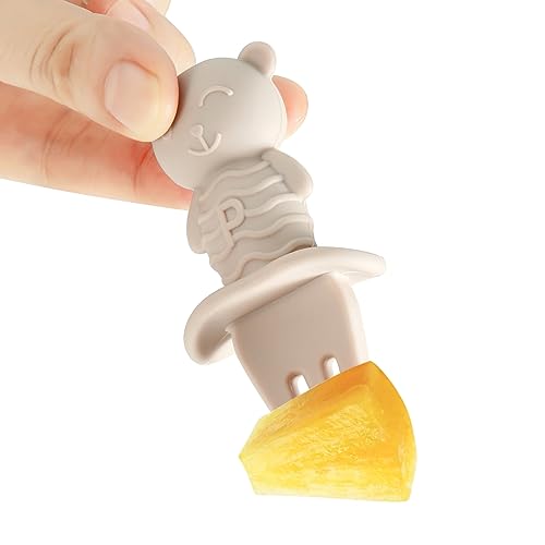 PandaEar Utensils Löffel Gabel Set 6tlg Silikon Erdtöne