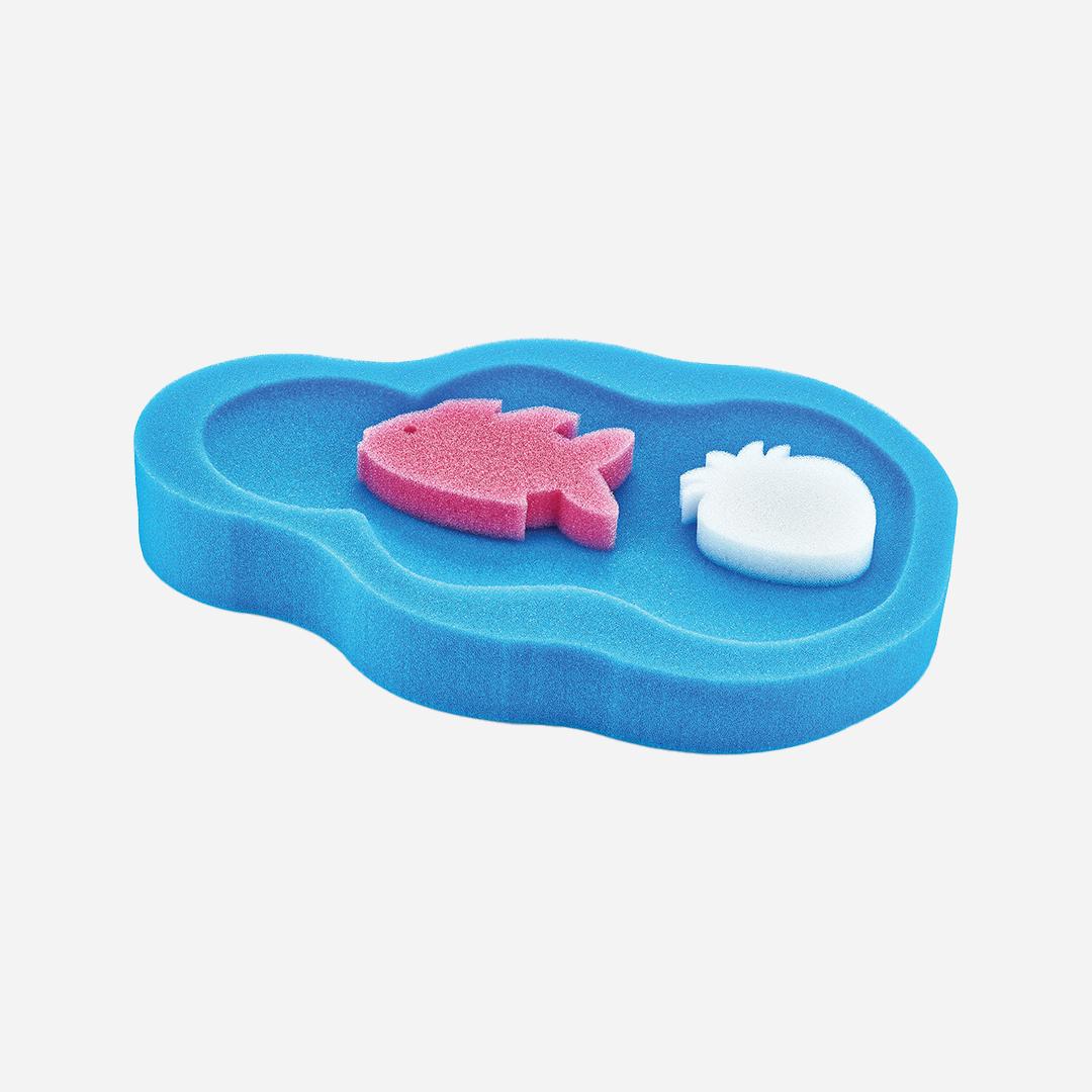 BabyJem Banyo Badeschwamm Baby Wannen-Einlage