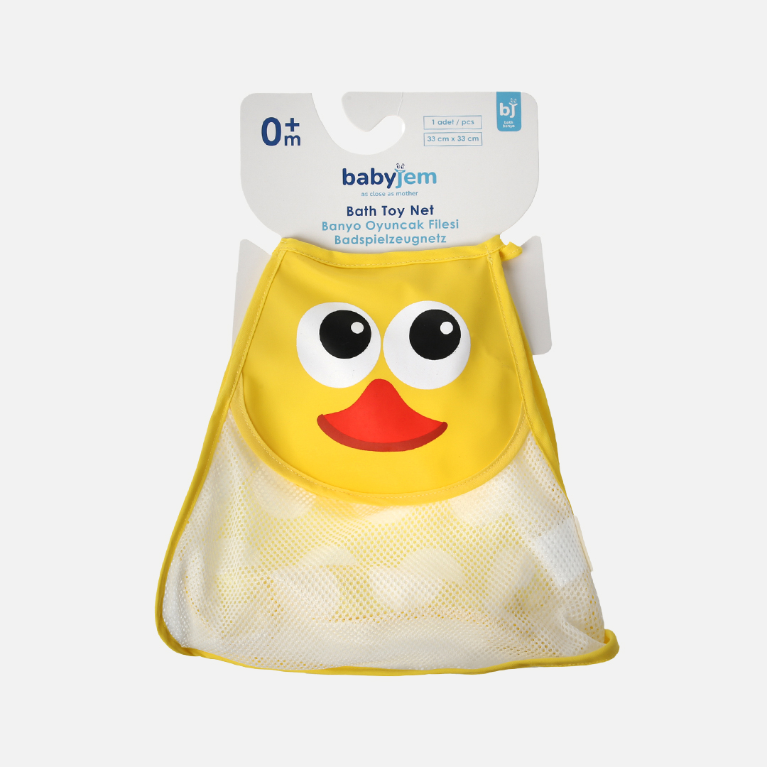 BabyJem Banyo Spielzeugnetz Bad mit Saugnäpfen