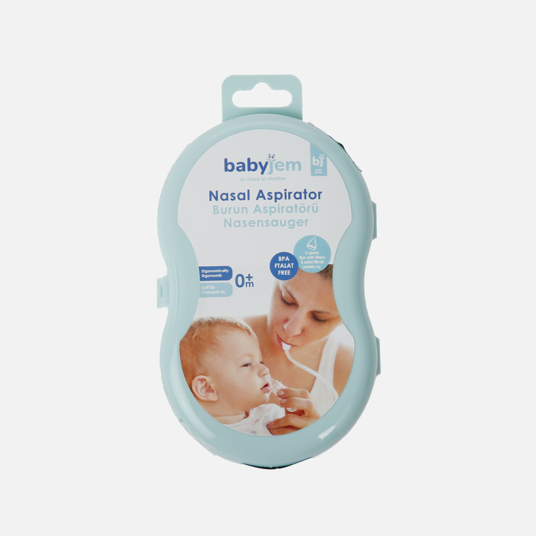 BabyJem Banyo Burun Aspiratörü Nasensauger Silikon sanft