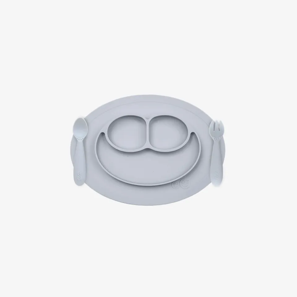 ezpz Mini Feeding Set Silikongeschirr 5er-Pack saugfest