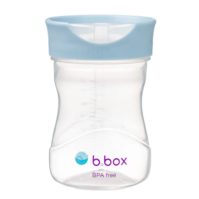 b.box Trinklernbecher Free-Flow 240 ml Hellblau BPA-frei
