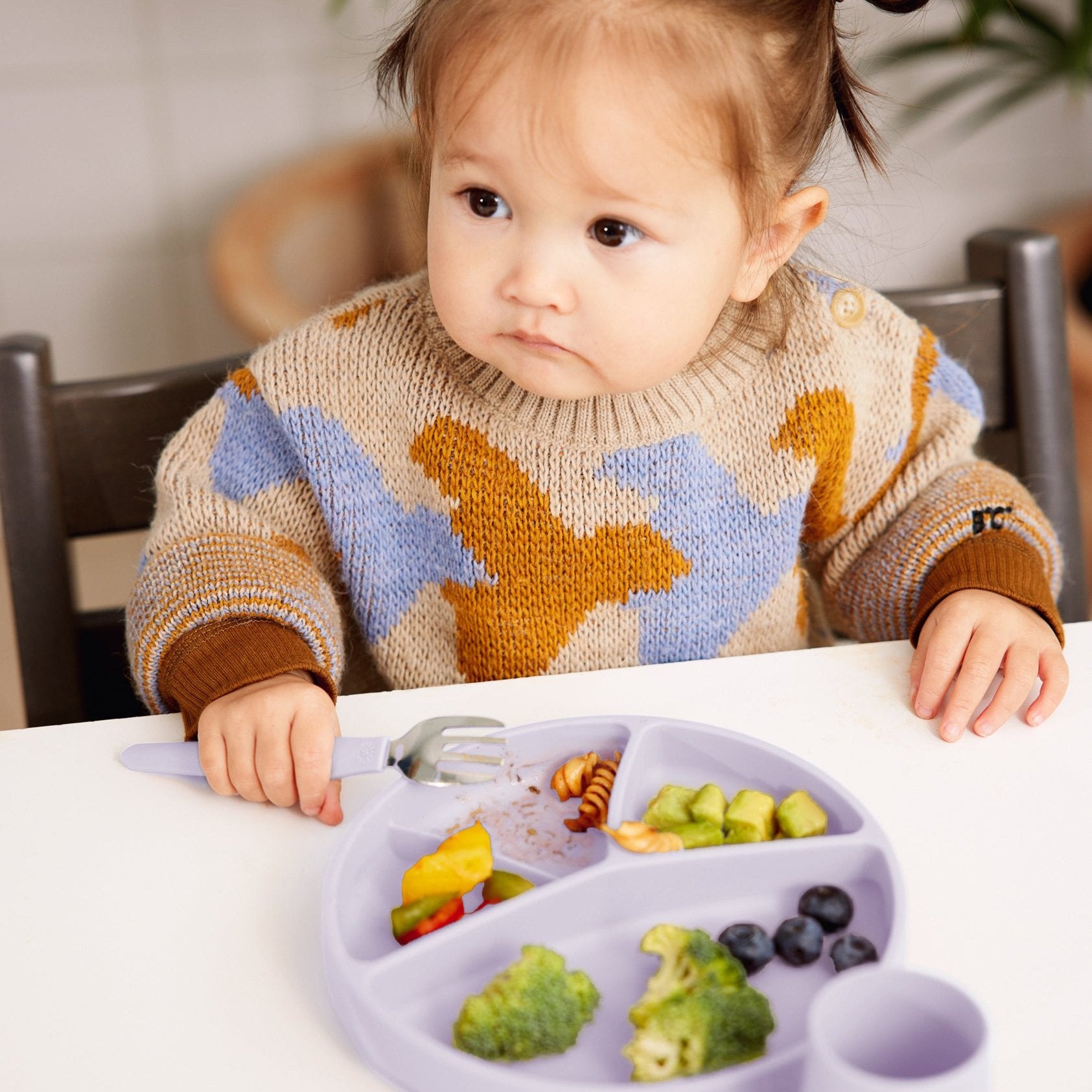 Everyday Baby Tableware Saugteller Silikon Soft Yellow Fächer