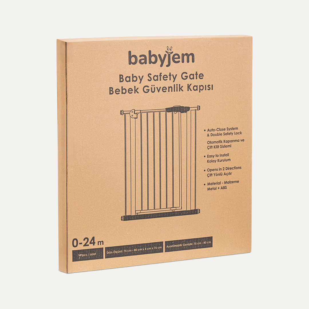 BabyJem Güvenlik Türgitter Holz 63,5-115 cm