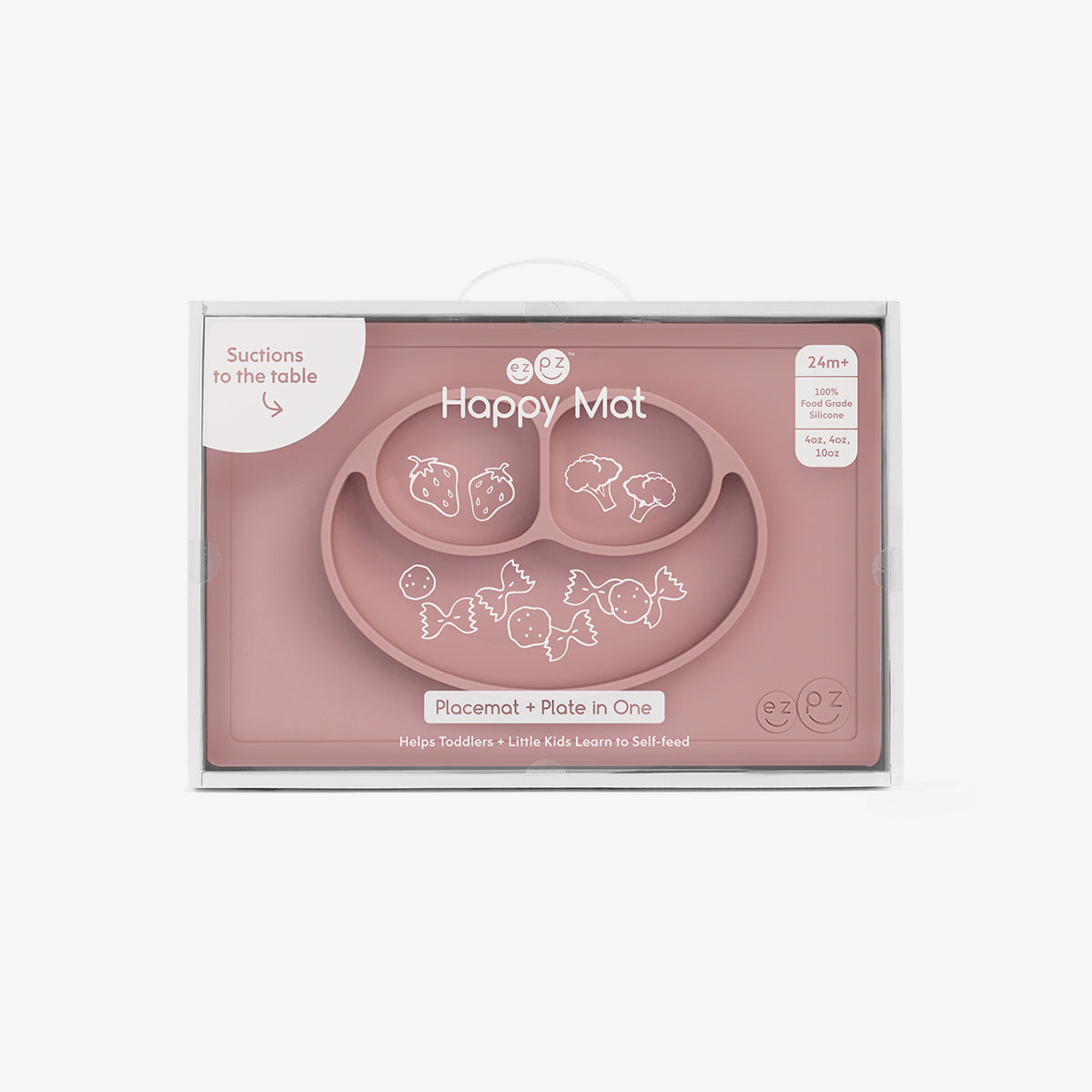 ezpz Happy Mat Silikonteller 5er-Pack saugfest