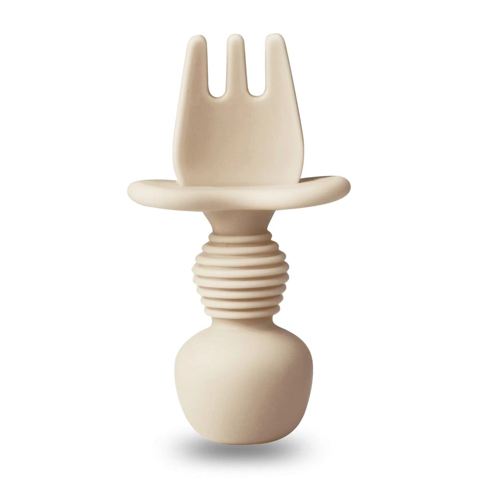 PandaEar Utensils BLW Löffel Gabel Silikon 6er-Set