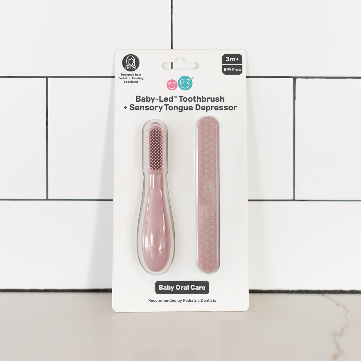 ezpz Pre-Feeding Baby-Led Zahnbürste 5er-Pack Mundpflege