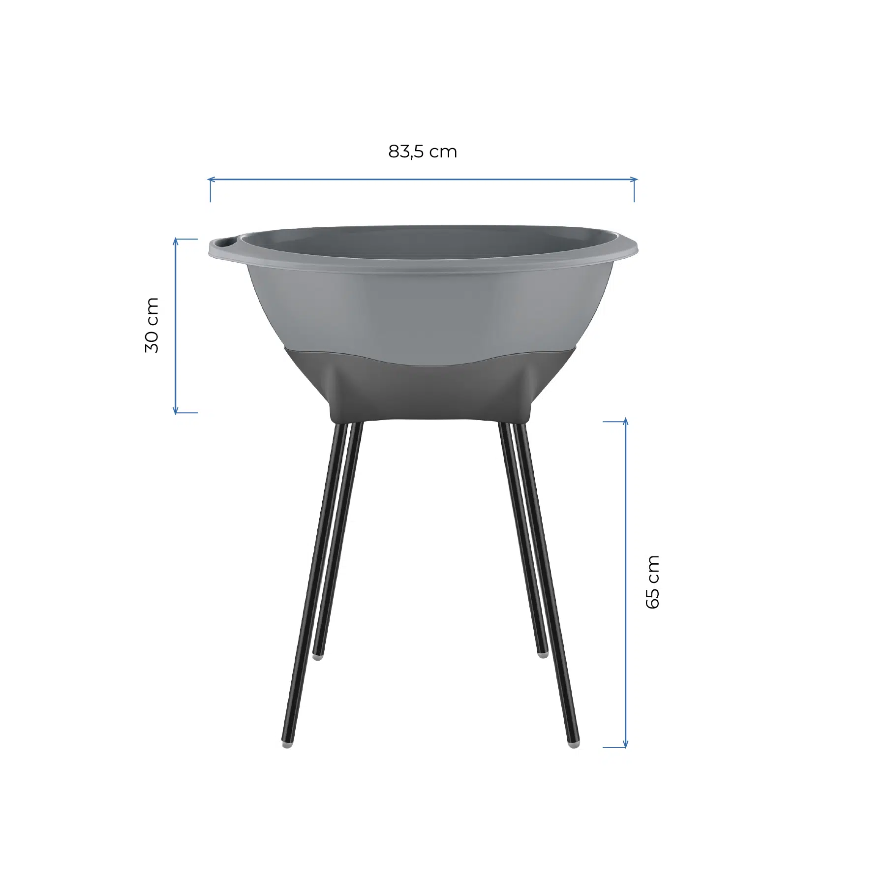 BabyJem Banyo Elegant Babybadewanne 38L mit Gestell