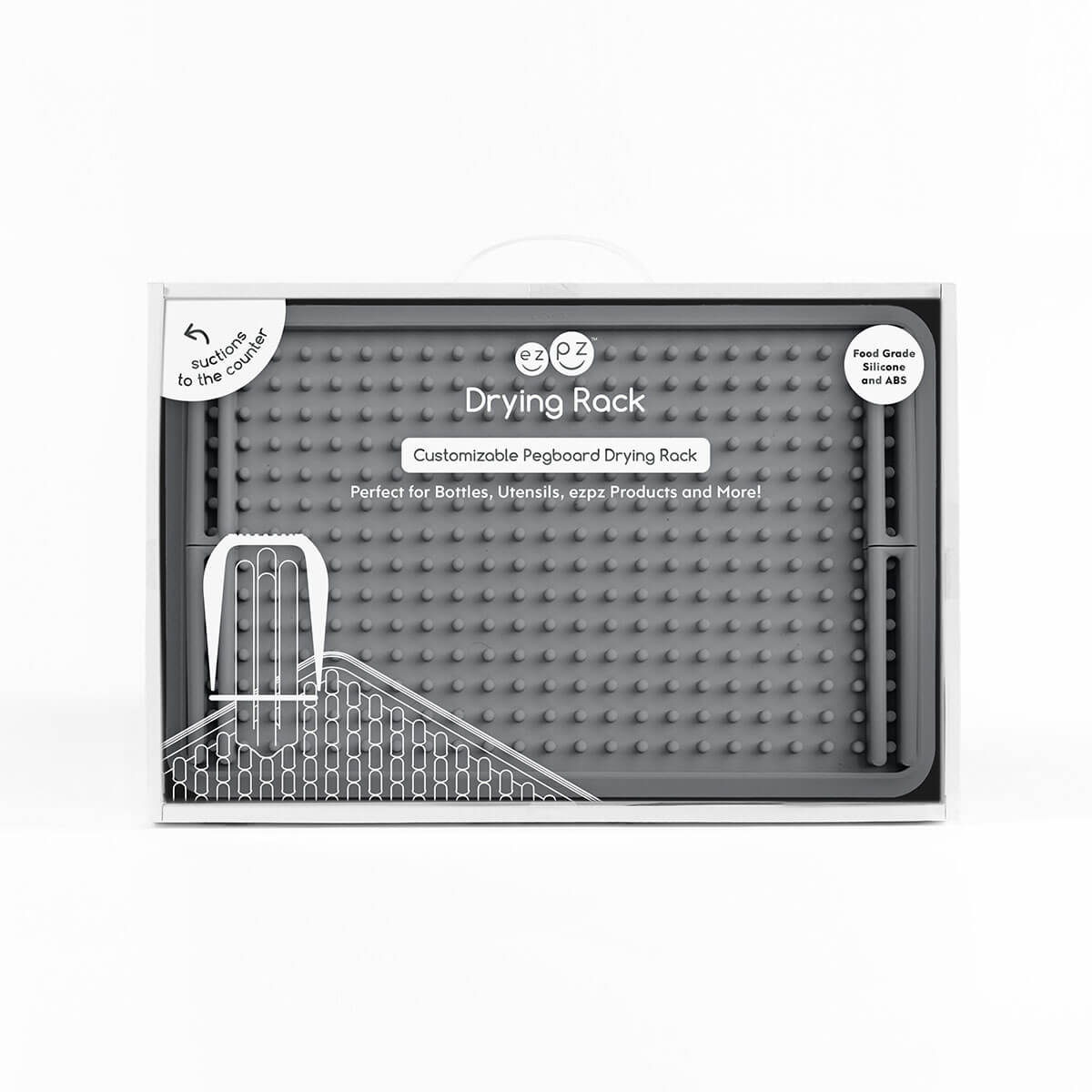 ezpz Cleaning Drying Rack Single Pack Abtropfgestell Grau
