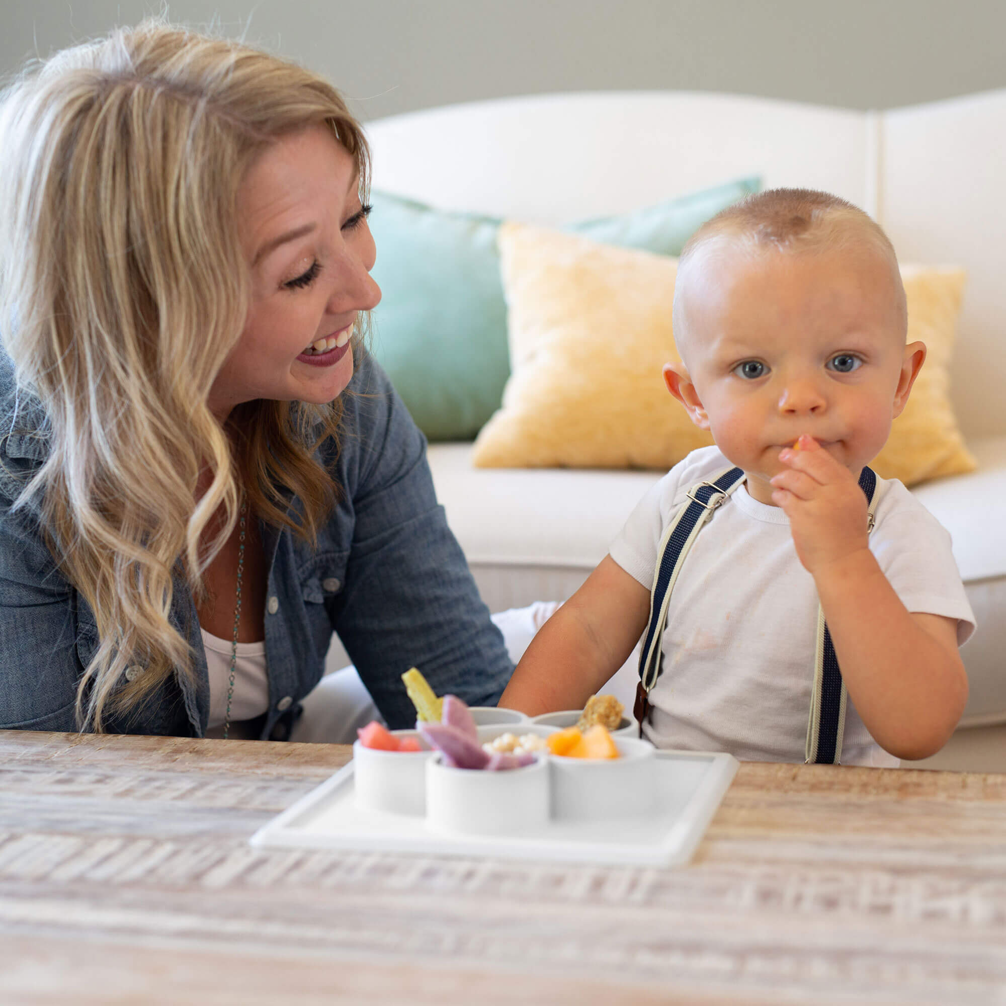 ezpz Accessories Mini Play Mat Bastelmatte Silikon Salbei