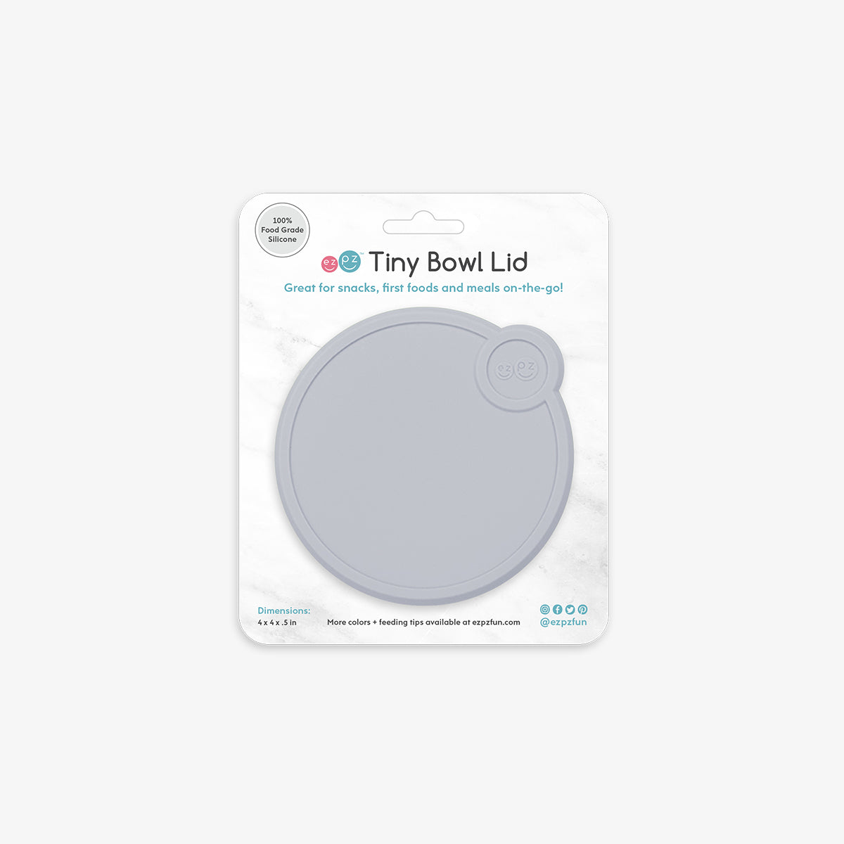 ezpz Mat Lids Silikondeckel für Mini Mat Blush
