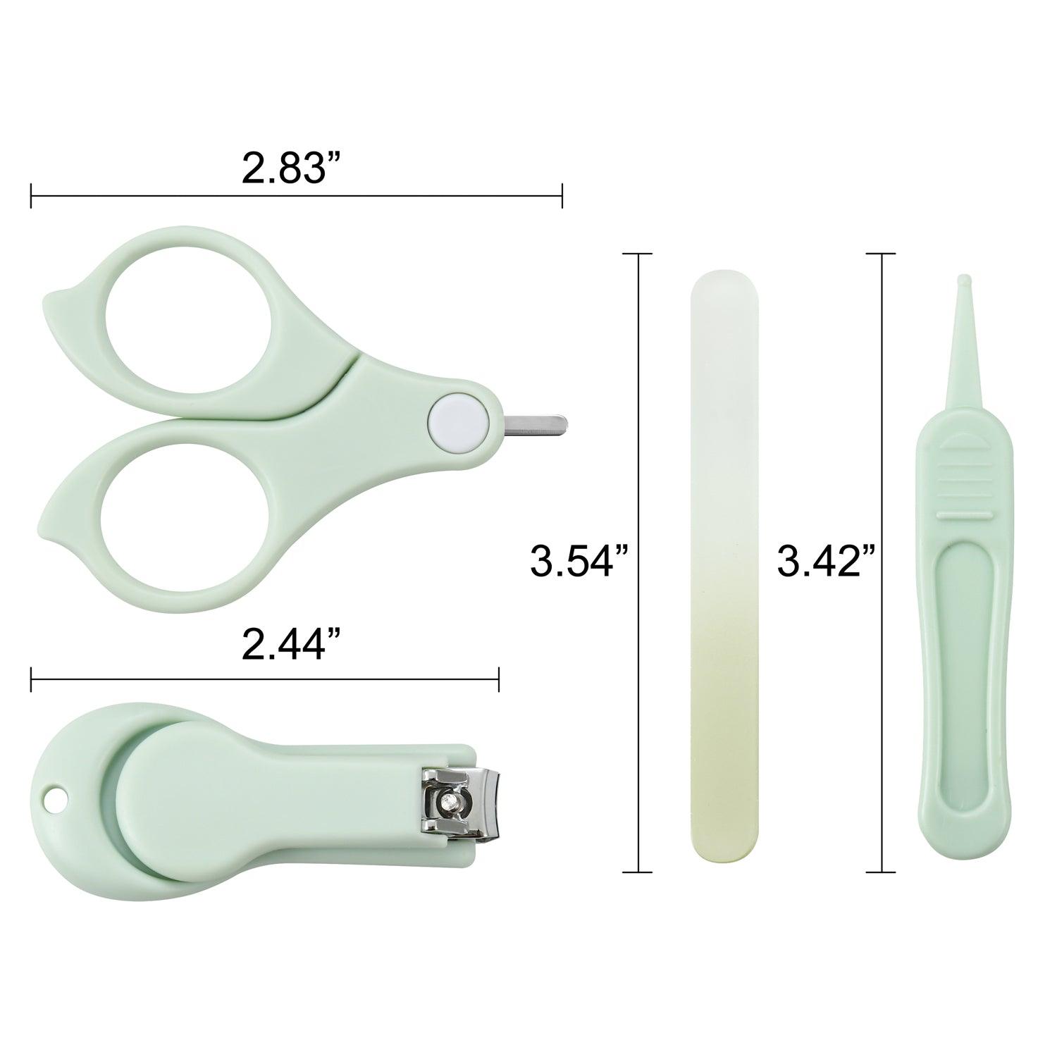 PandaEar Grooming Kits Nagelpflege 4-tlg Grün Pink