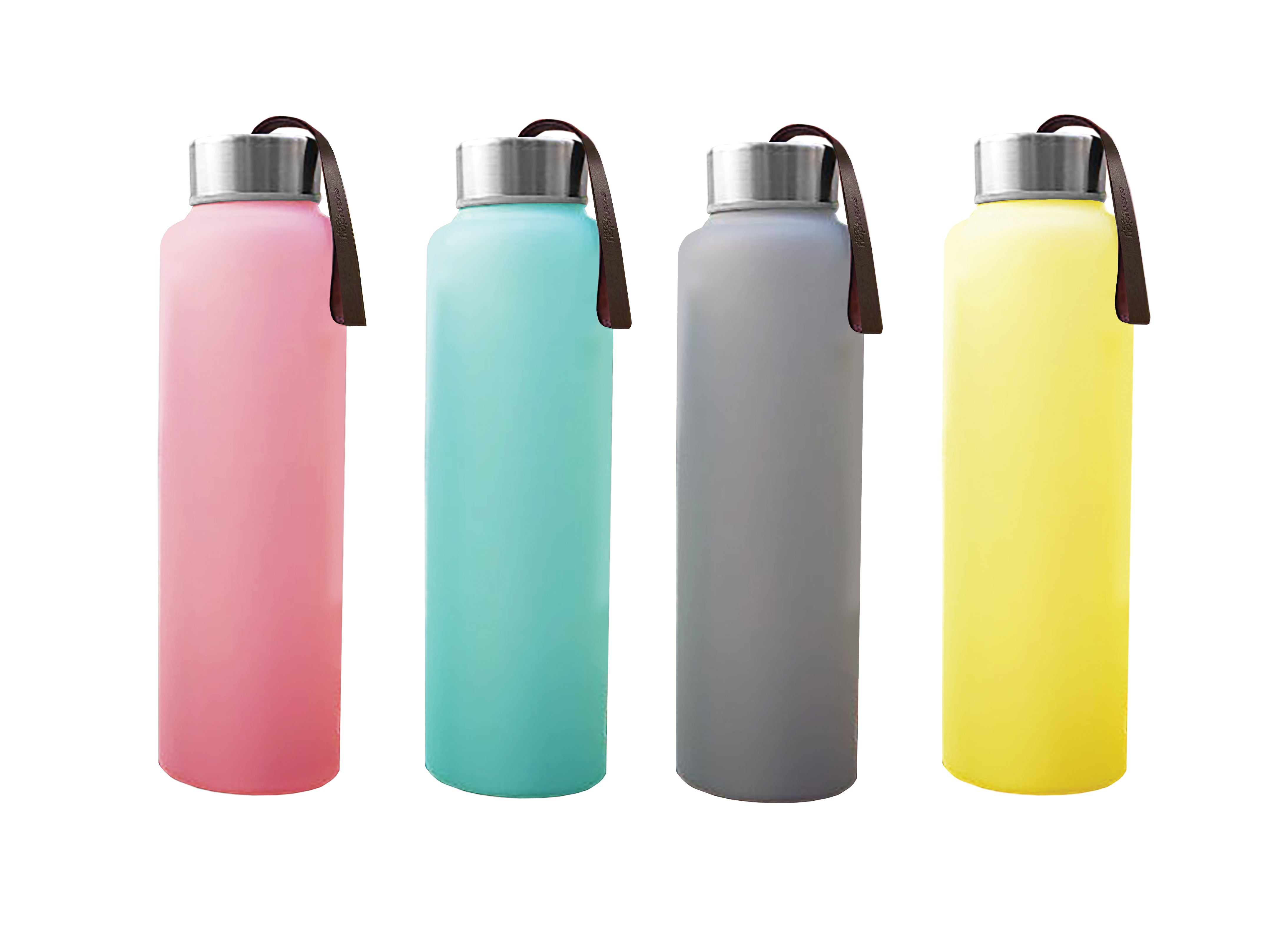Everyday Baby Glass Bottles Glasflasche 400ml Silikon Gelb