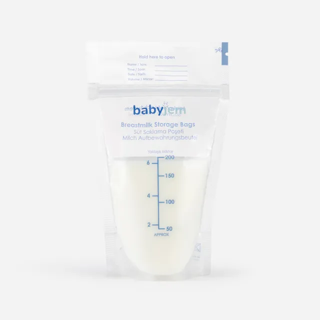 BabyJem Anne Muttermilchbeutel 25 Stück 200 ml steril