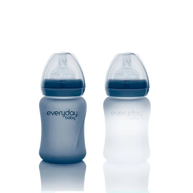 Everyday Baby Glass Bottles Glasflasche 150 ml Blueberry Temperatur