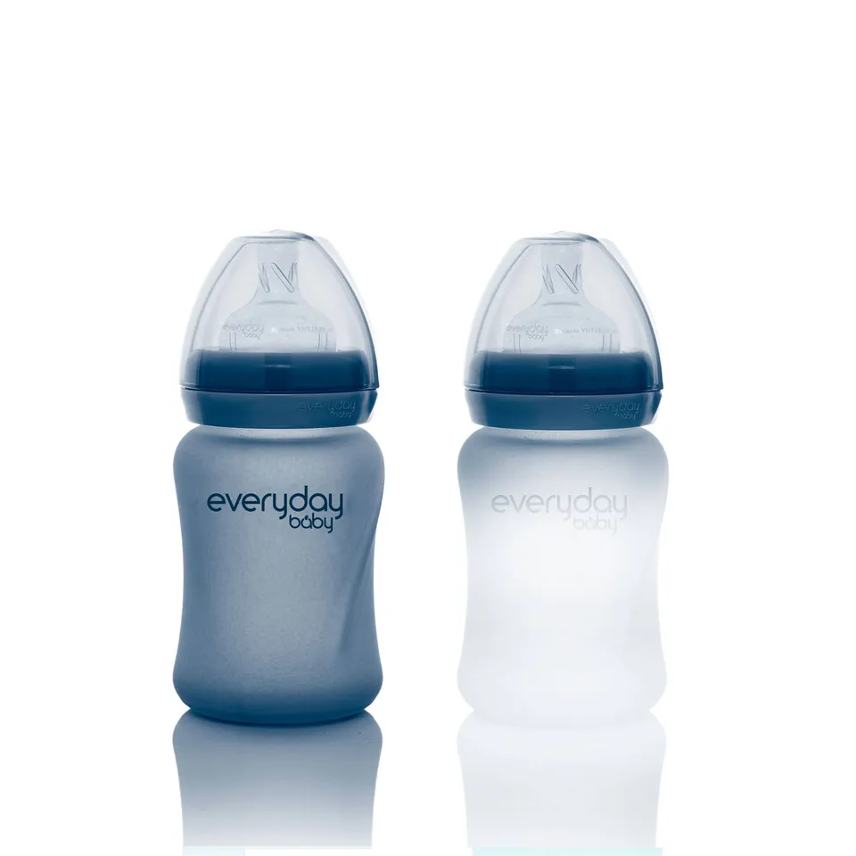 Everyday Baby Glass Bottles Glasflasche 150 ml Blueberry Temperatur