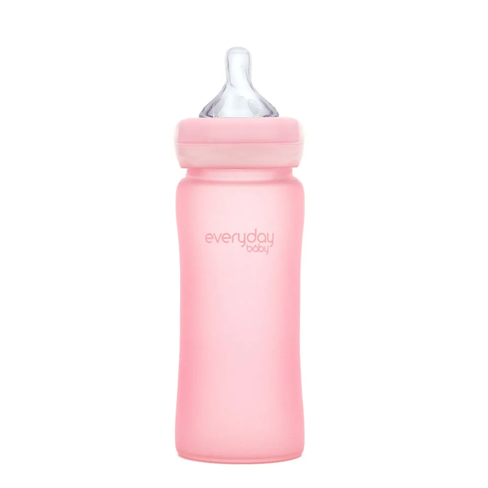 everyday baby Glass Bottles Glasflasche 300 ml Mint Green Silikon