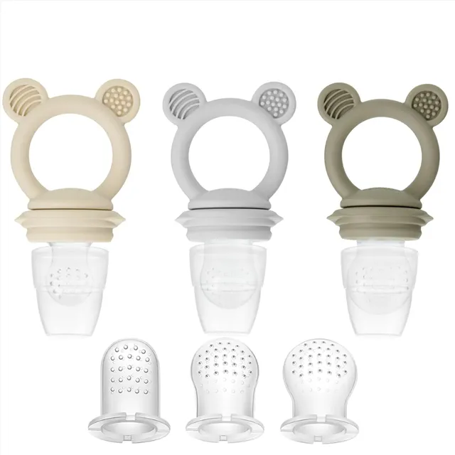 PandaEar Pacifiers Fruchtsauger 3er Silikon
