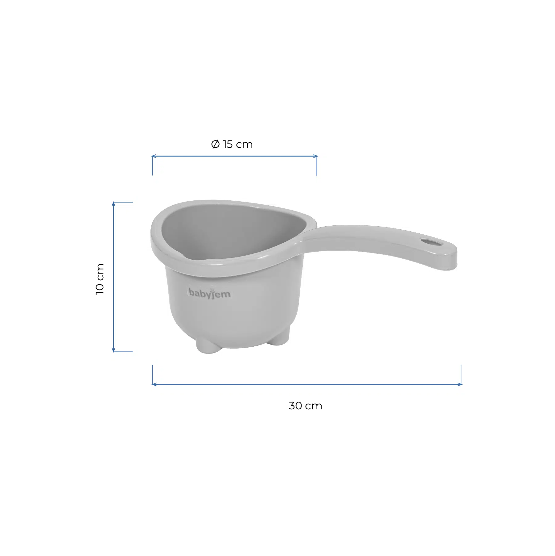 BabyJem Banyo Elegant Babyschöpfkelle 1,25 L langer Griff