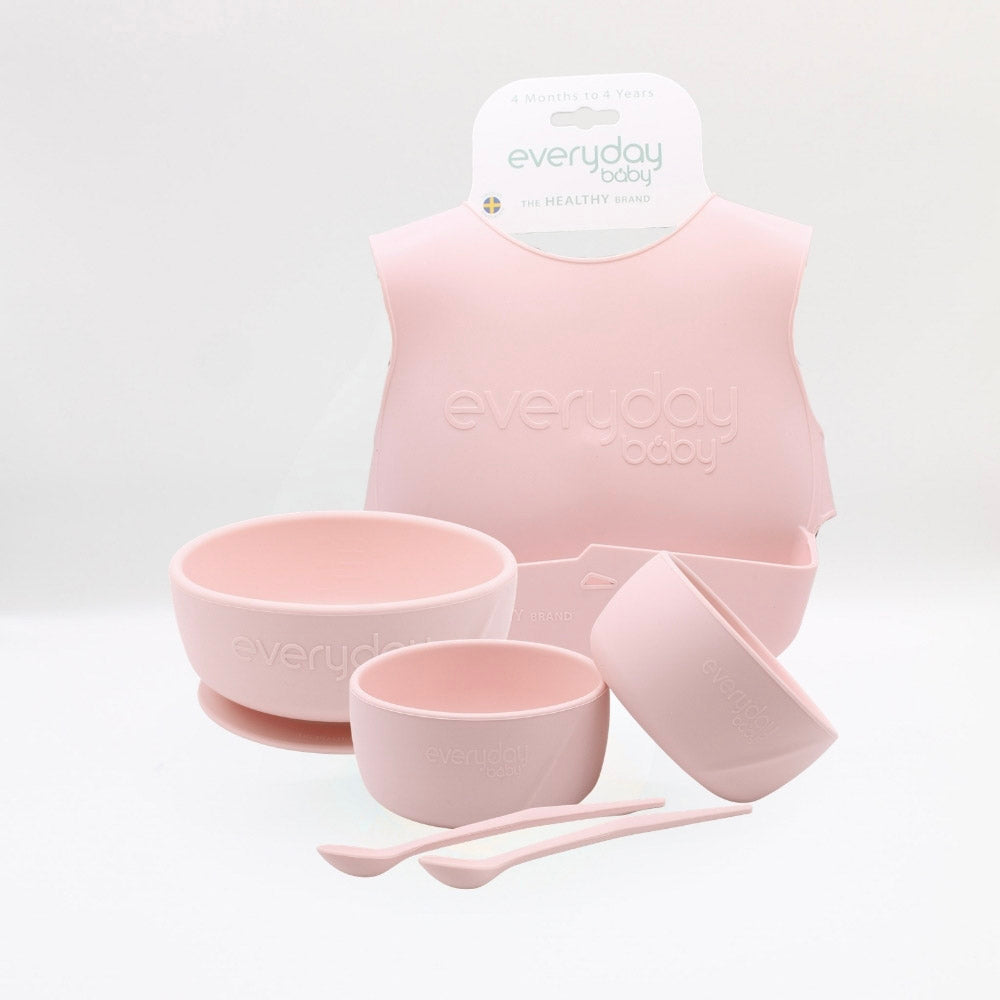 Everyday Baby Esslern-Set Silikon Ljus Beige 6-teilig Esslernen