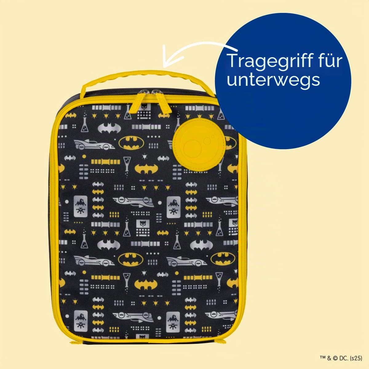 b.box Batman Lunchbag Isolierte Lunchtasche für Kinder