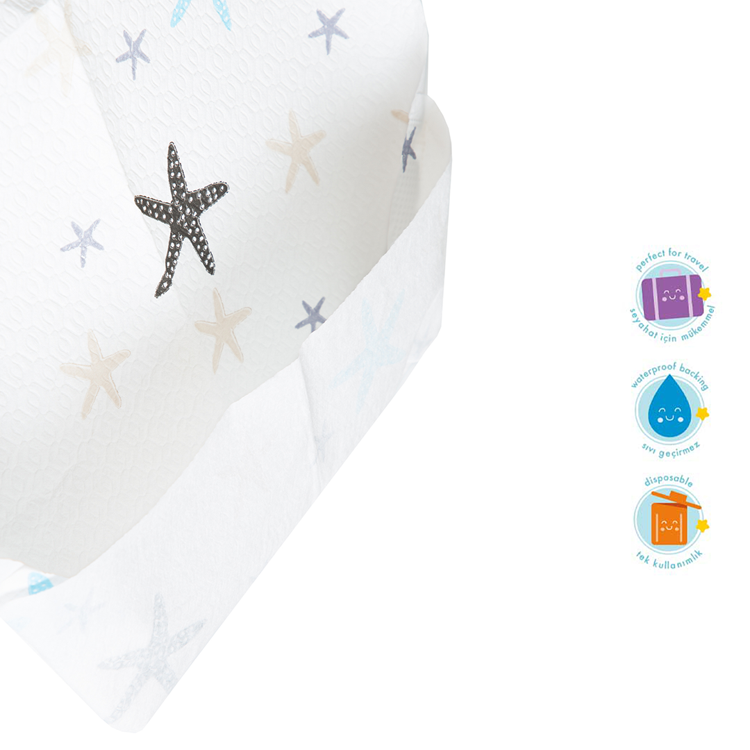 BabyJem Beslenme Einweg Lätzchen wasserdicht mit Tasche