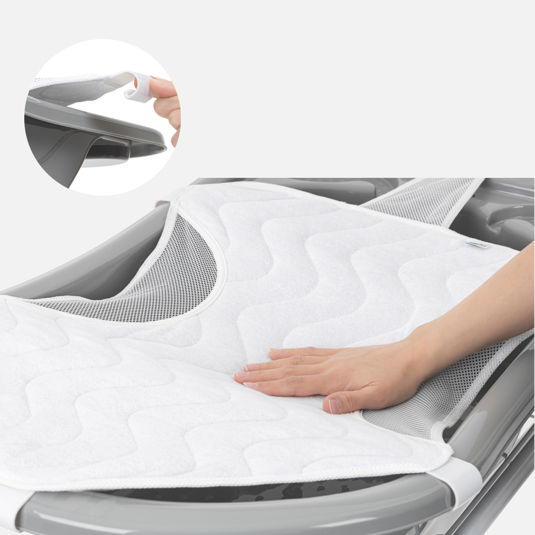 BabyJem Banyo Badehilfe Badenetz mit Haken