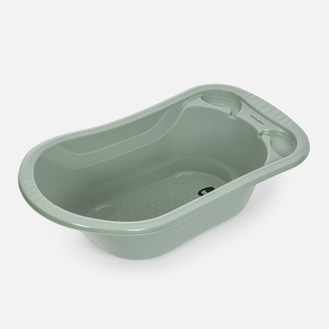 BabyJem Banyo Giderli Baby Badewanne Groß Matt Ablauf