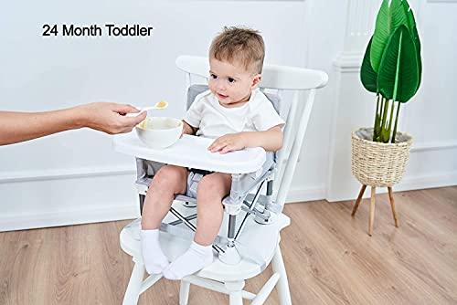 PandaEar Travel Seat Hochstuhl Baby Booster faltbar mit Gurt