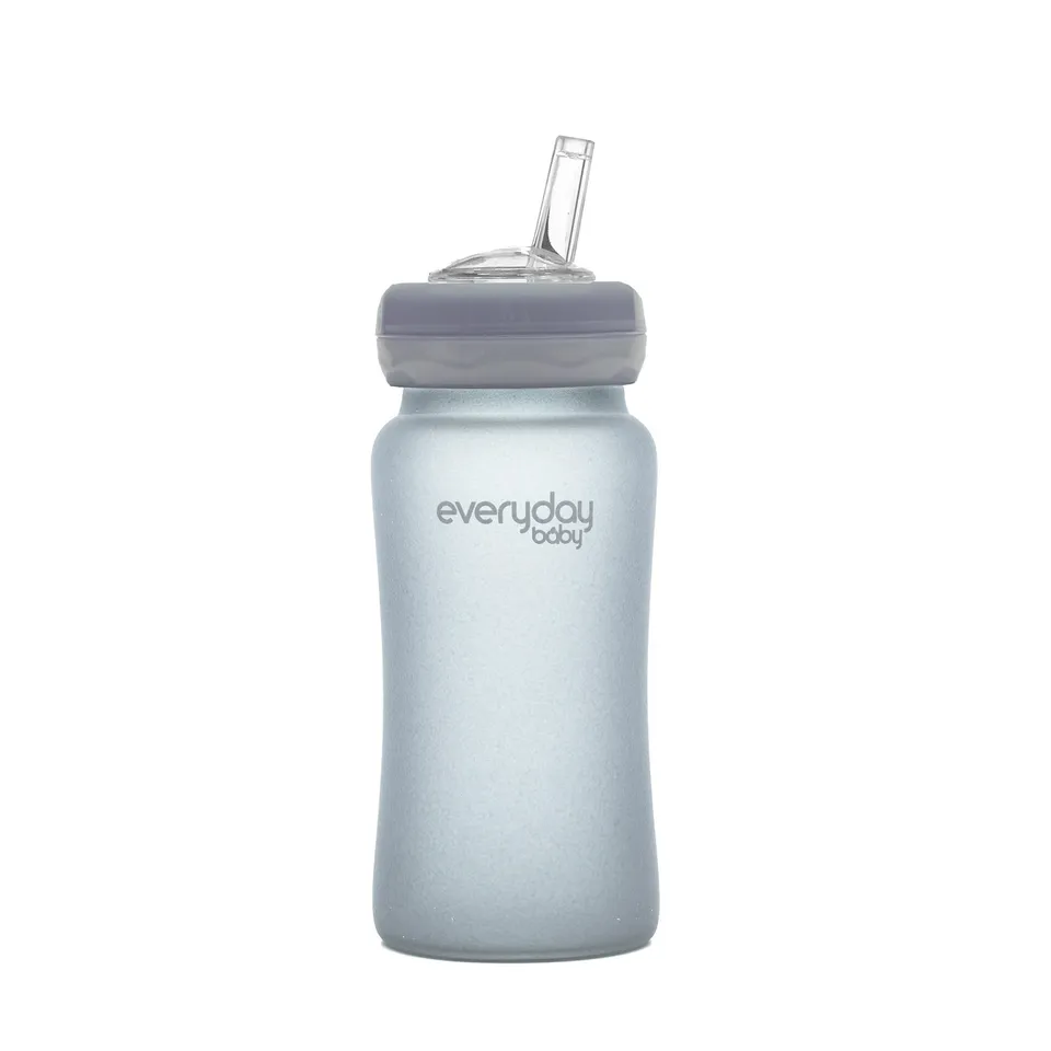 Everyday Baby Glass Bottles Babyflasche 240 ml Grey