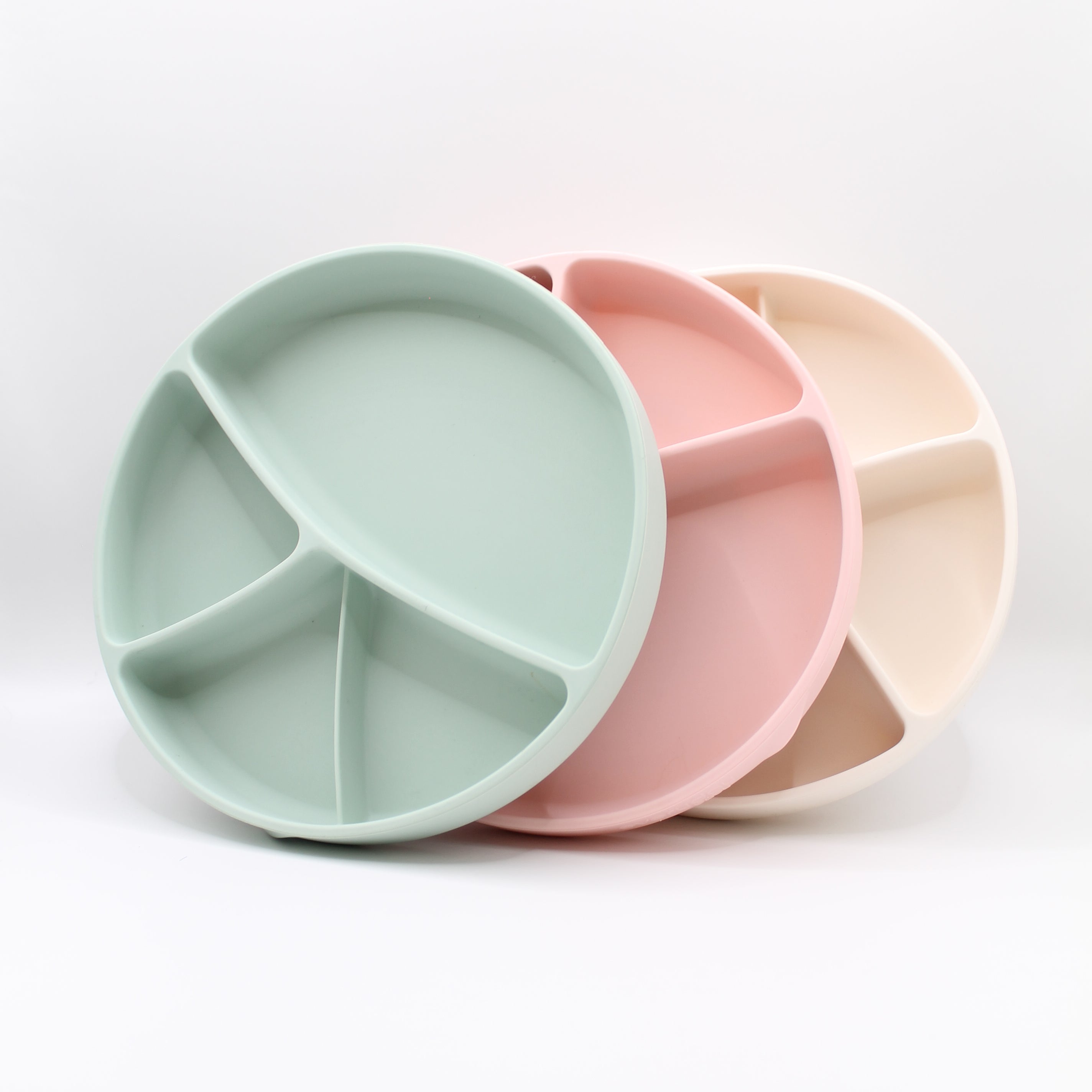 Everyday Baby Tableware Silikonteller Saugnapf Hellbeige