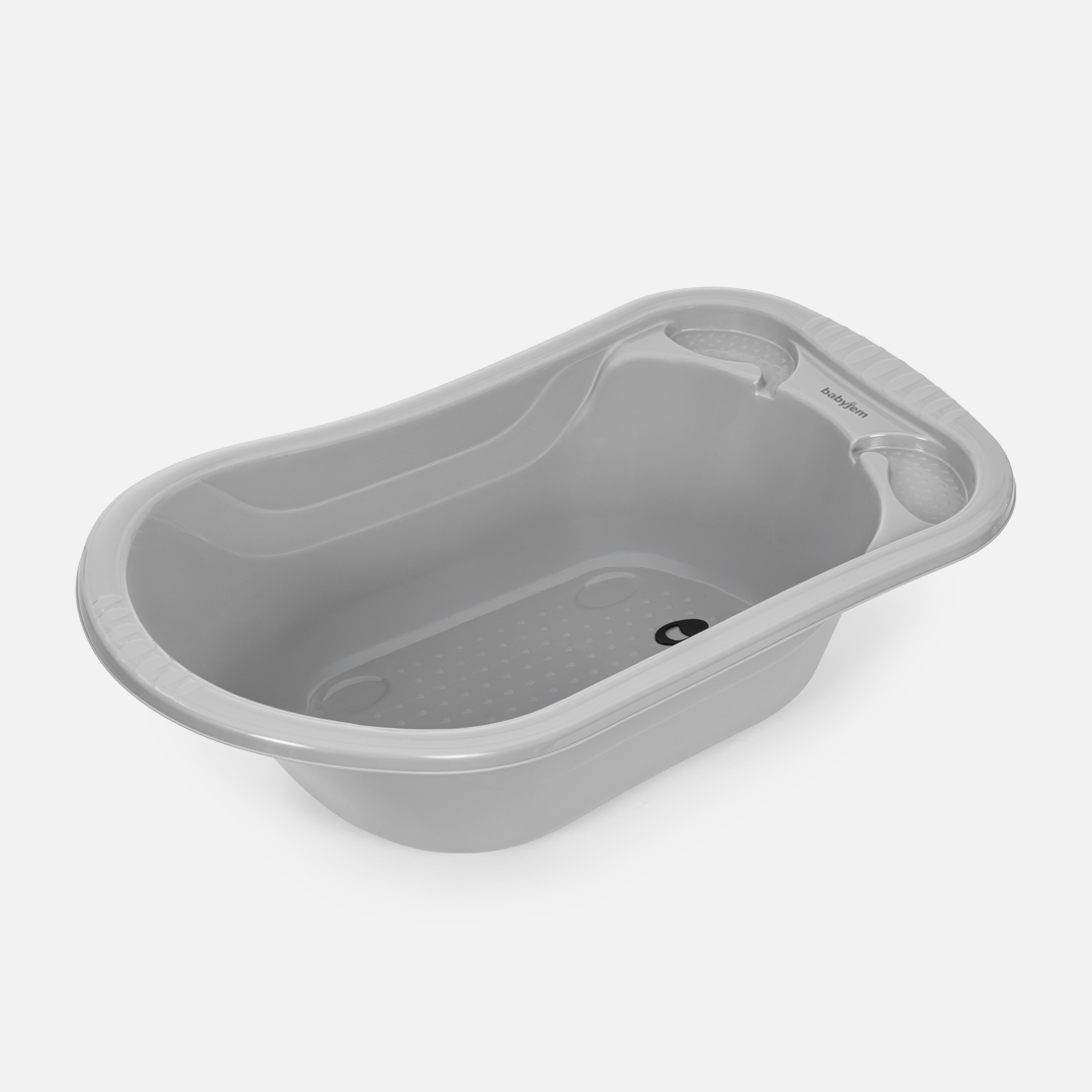 BabyJem Banyo Giderli Baby Badewanne Groß Matt Ablauf