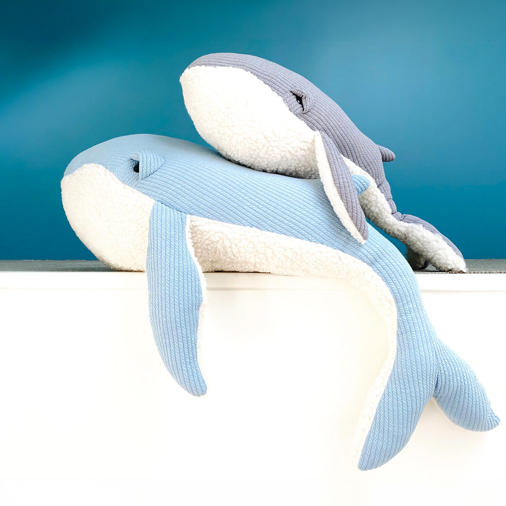 Les Petits Citrons Le Jeu Marlène Kuscheltier Wal Blau 62cm