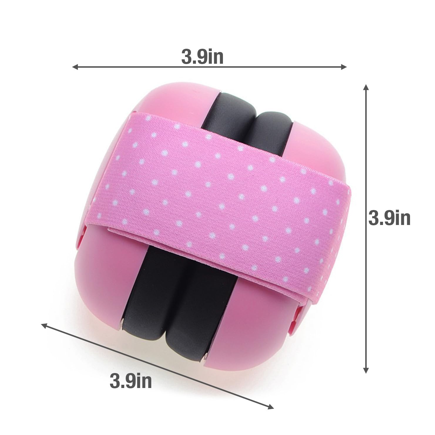 PandaEar Safety Noise Cancelling Kopfhörer Baby pink