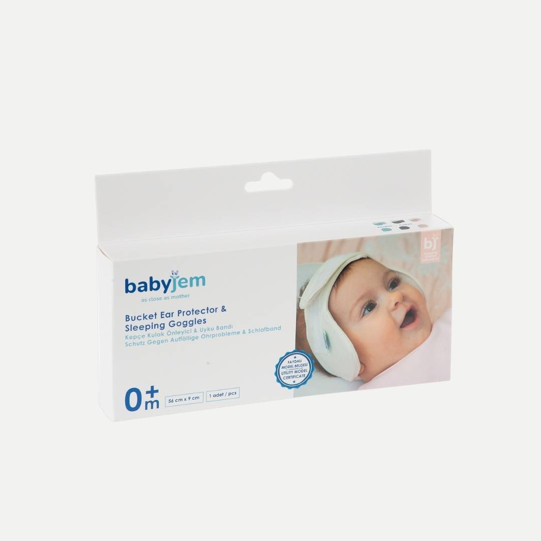 BabyJem Uyku Baby-Schlafband Klett uni