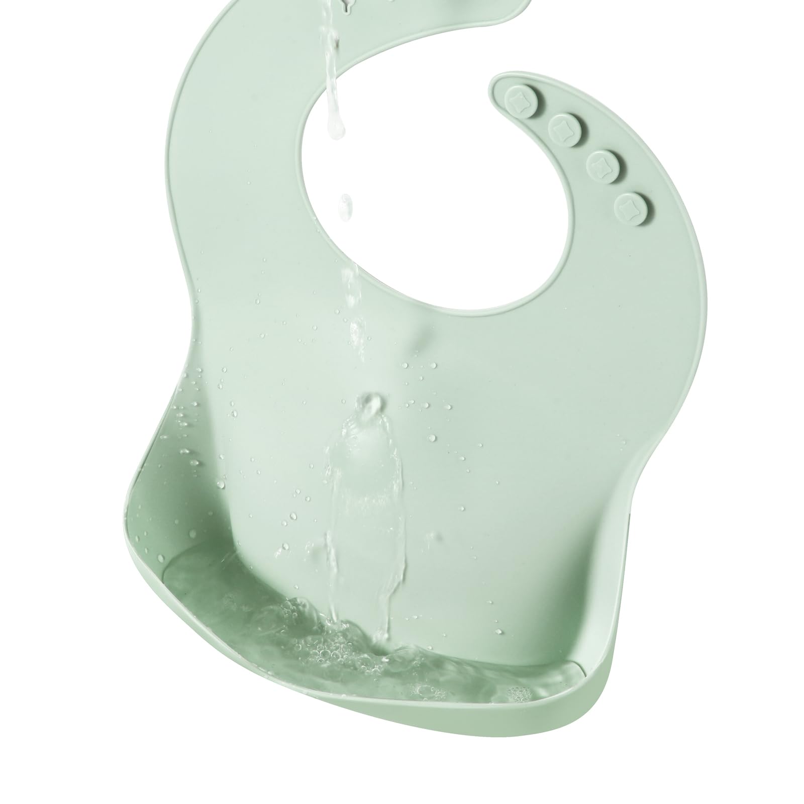 PandaEar Bibs Silikon Lätzchen 3er mit Auffangtasche