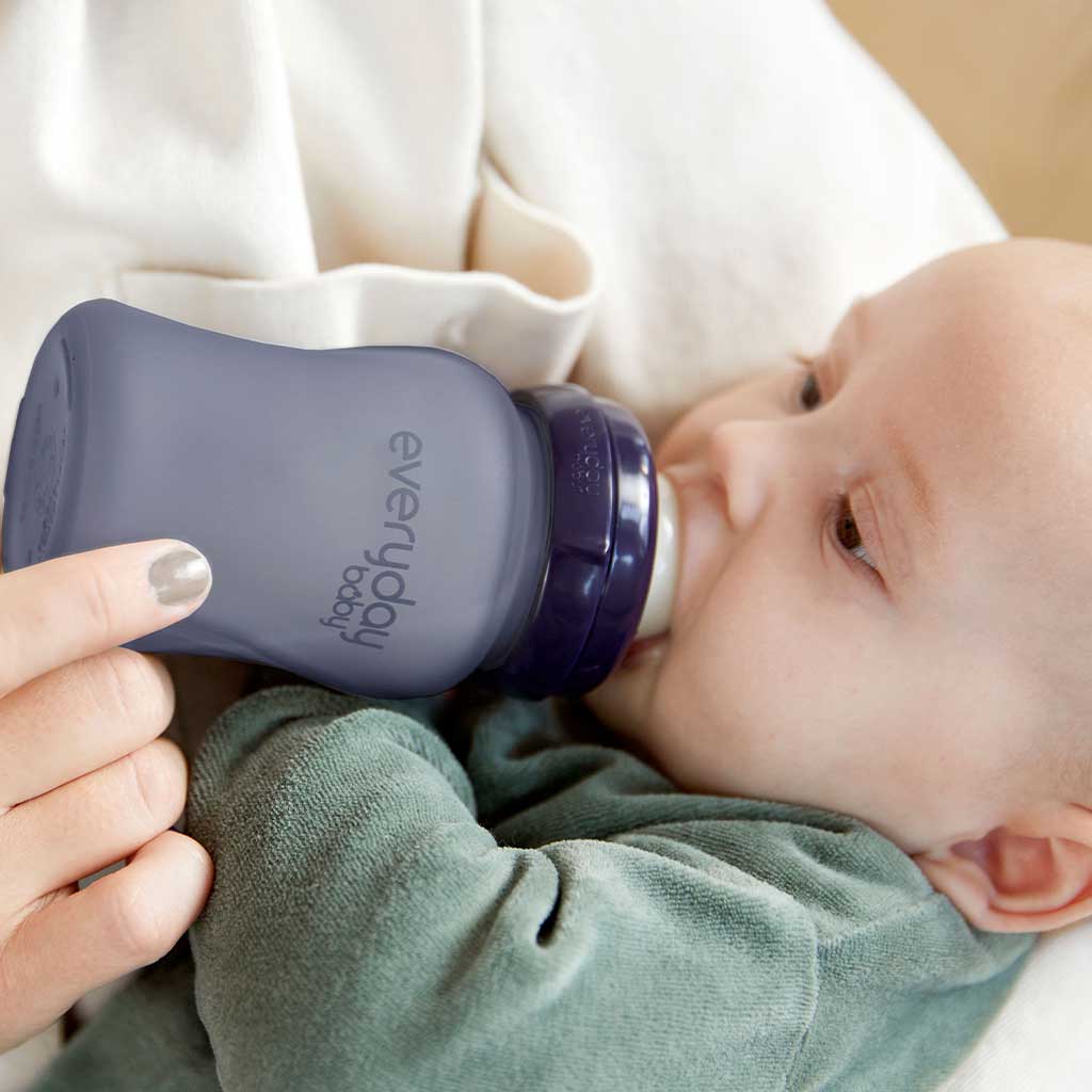 Everyday Baby Glass Bottles Glasflasche 150 ml Blueberry Temperatur