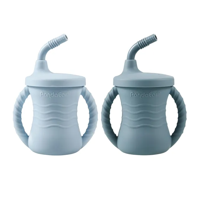 PandaEar Cup Lernbecher 2er Dunkelblau 150 ml