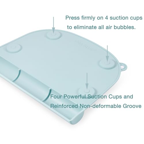 PandaEar Placemats Suction Tischset Silikon saugfest