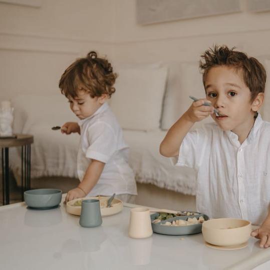 Everyday Baby Tableware Kinderbesteck Edelstahl Quiet Grey