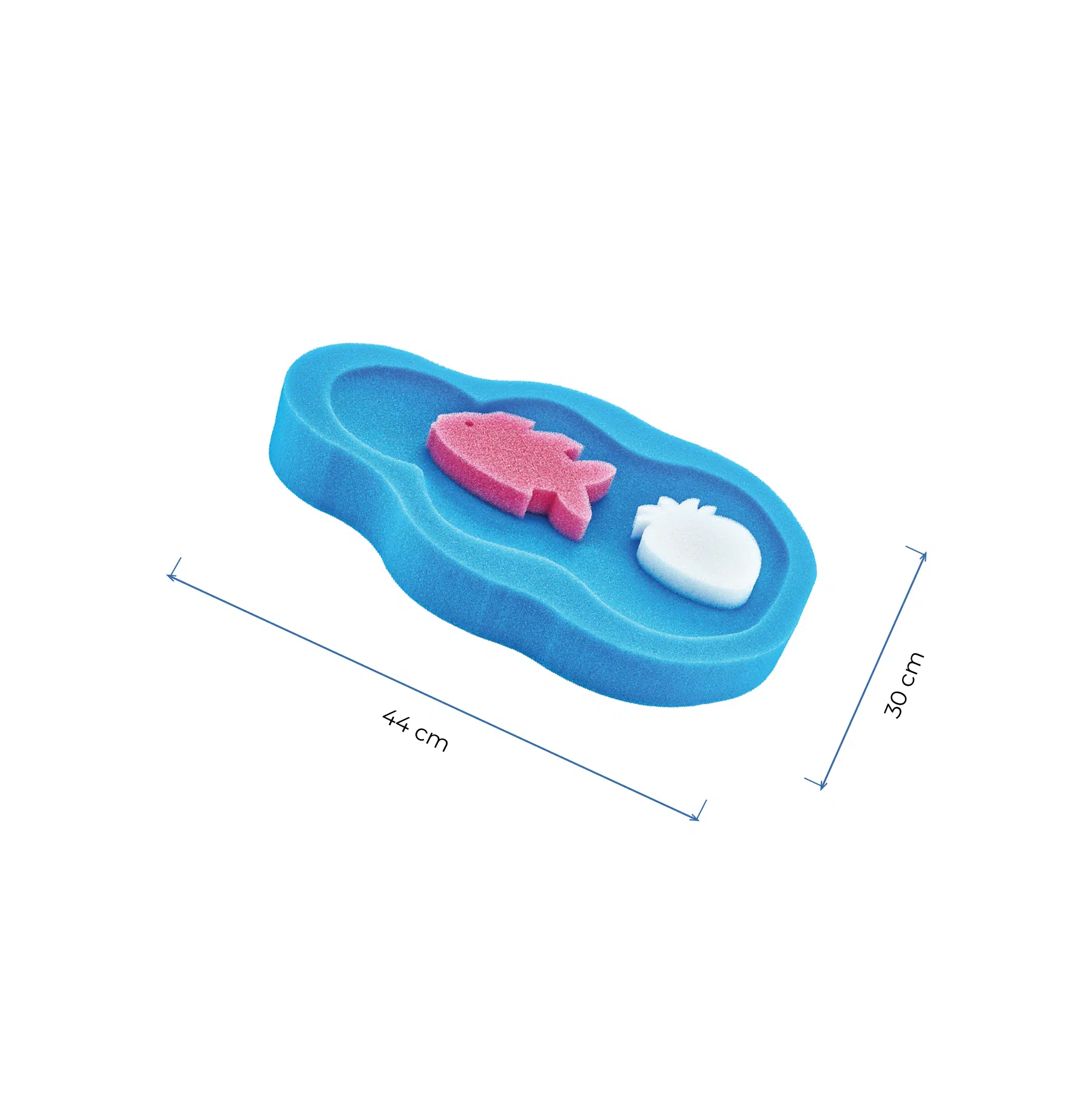 BabyJem Banyo Badeschwamm Baby Wannen-Einlage