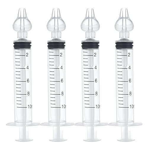PandaEar Grooming Nasensauger Baby Silikon 4er Set Clear