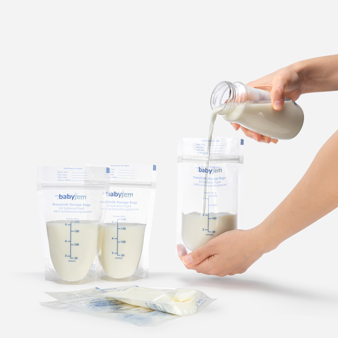 BabyJem Anne Muttermilchbeutel 25 Stück 200 ml steril