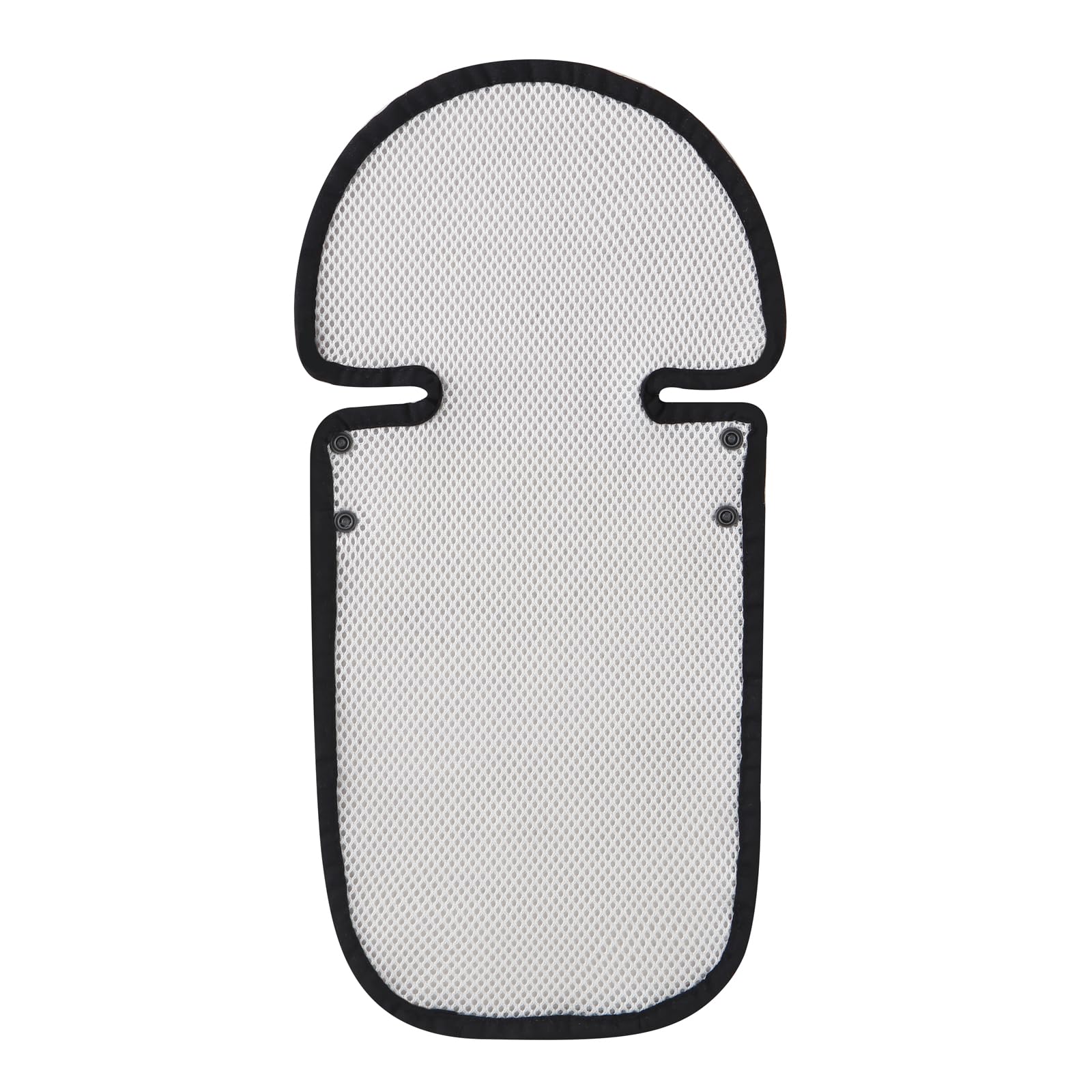 PandaEar Nursery Essentials Kopfstütze Sitzauflage Schwarz 3 in 1