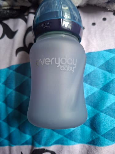 Everyday Baby Glass Bottles Glasflasche 150 ml Blueberry Temperatur